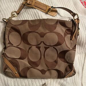 Brown Designer Shoulder Bag
